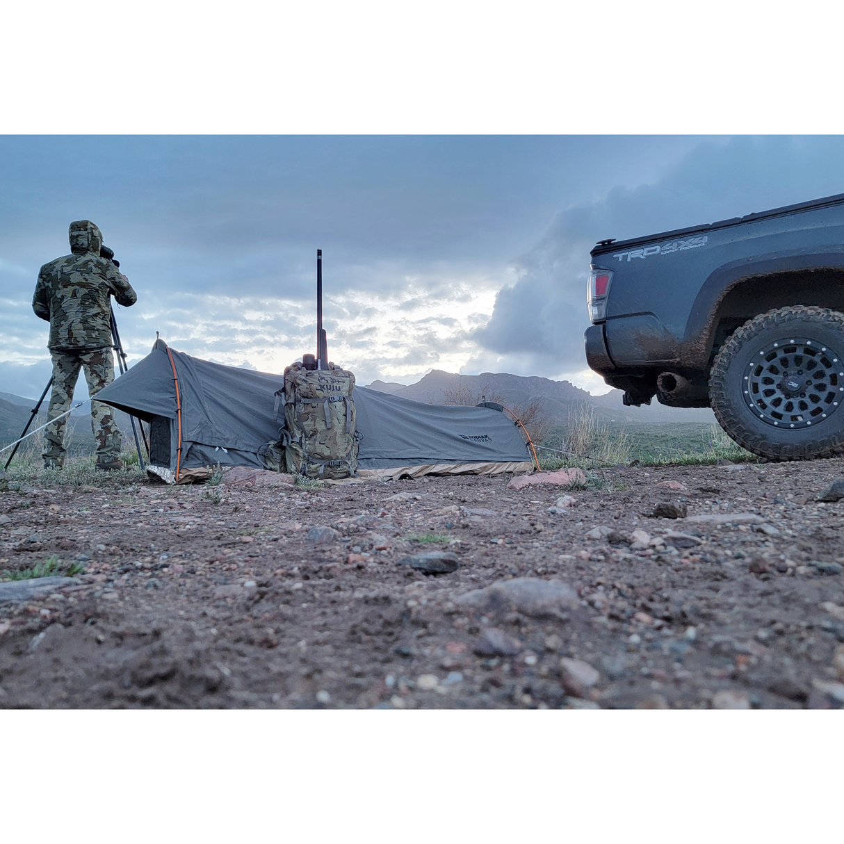 Swag 1-Person Canvas Camping Tent