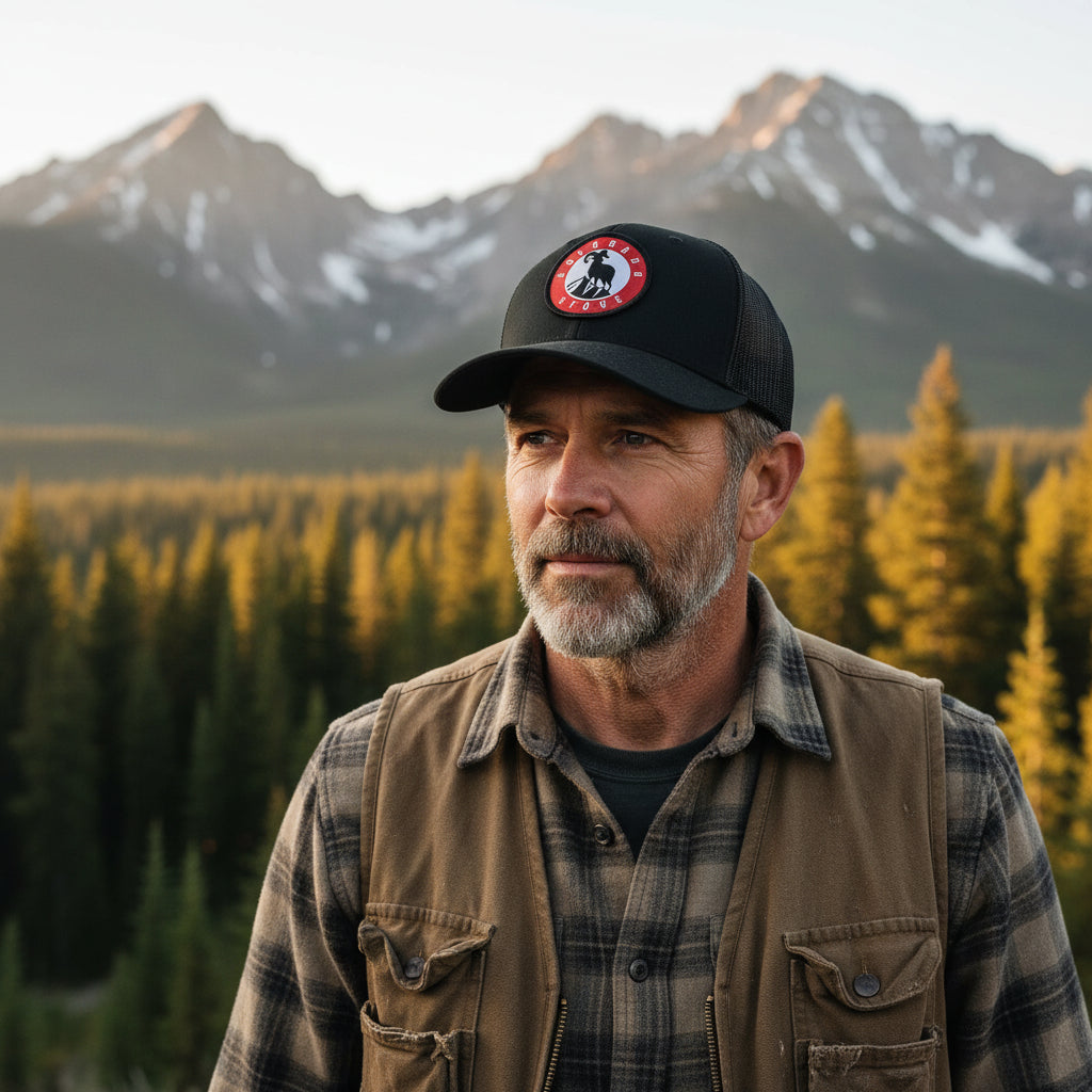 Man wearing Colorado Stove Cap