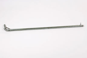 Durable galvanized steel pole with L-shaped end, ideal for heavy-duty support or mounting.