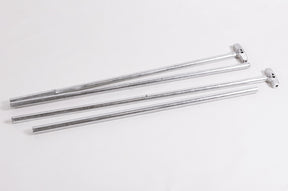 Galvanized steel pipes with fittings, designed for building robust structures and frameworks.
