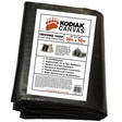 Kodiak Canvas Ground Tarp, 10ft x 10ft, heavy-duty, waterproof, UV resistant, 11-mil thick, tear resistant.