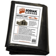 Kodiak Canvas heavy-duty ground tarp, 12ft x 16ft, waterproof, UV resistant, 11-mil thick.
