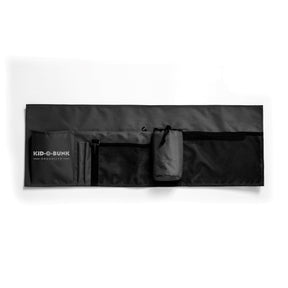 Kid-O-Bunk organizer in gray, features multiple pockets for efficient storage and organization.