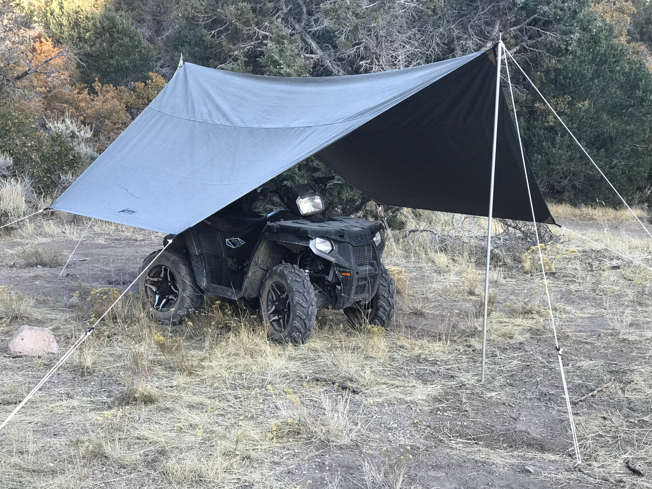 Truck camping outlet tarp