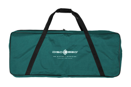 Disc-O-Bed extra large storage bag in green, made of durable material for easy transport and storage.