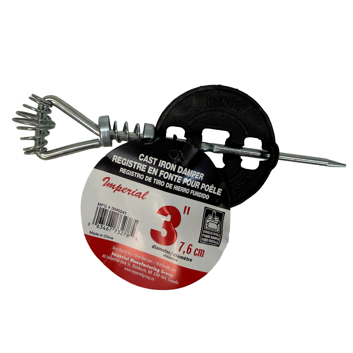 3” Cast Iron Damper