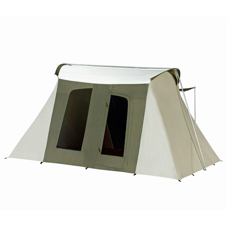 back view of 10x14 flex-bow tent