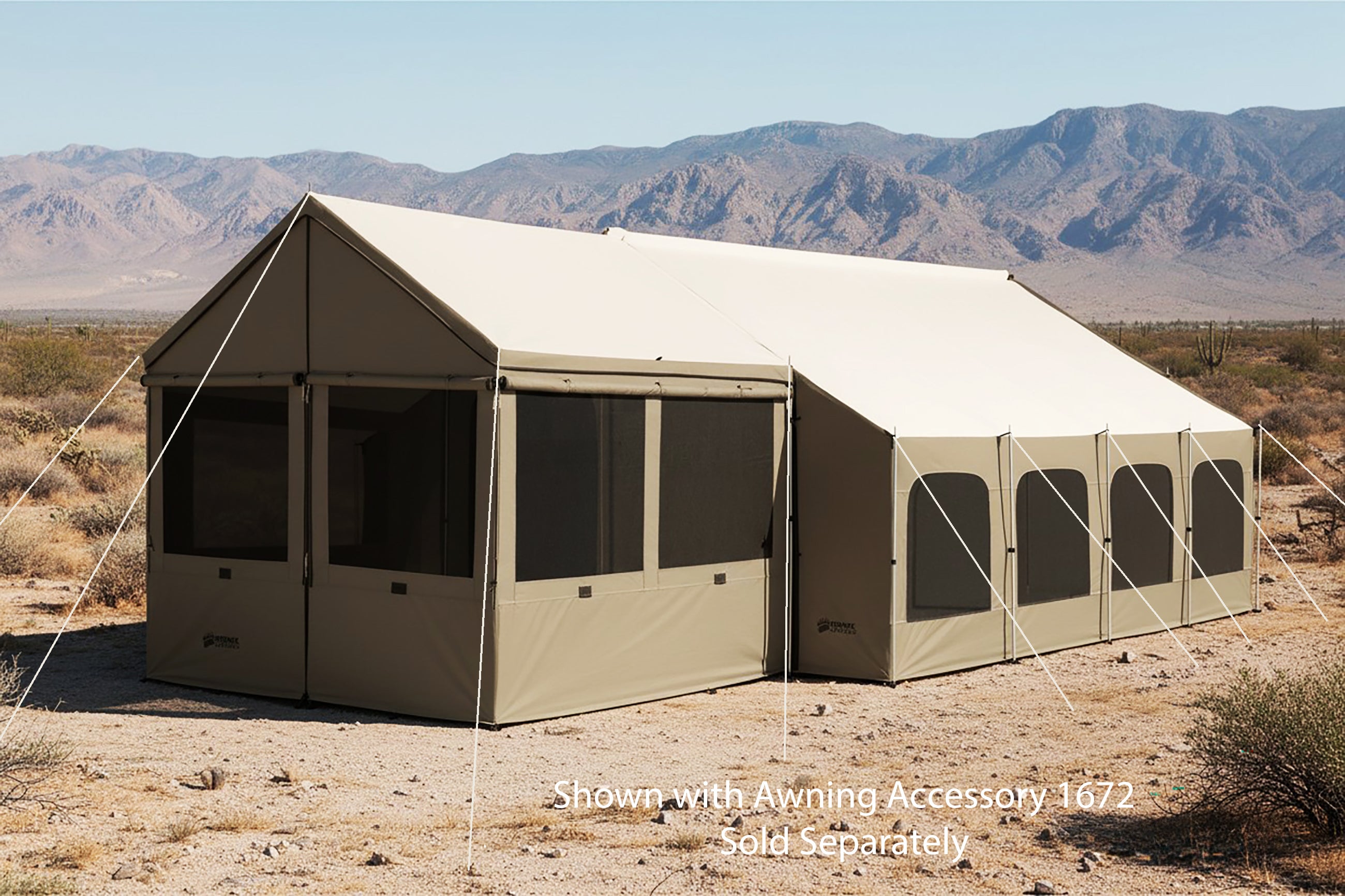 Kodiak Canvas 12x16 Cabin Lodge Stove-Ready Tent 8-Person