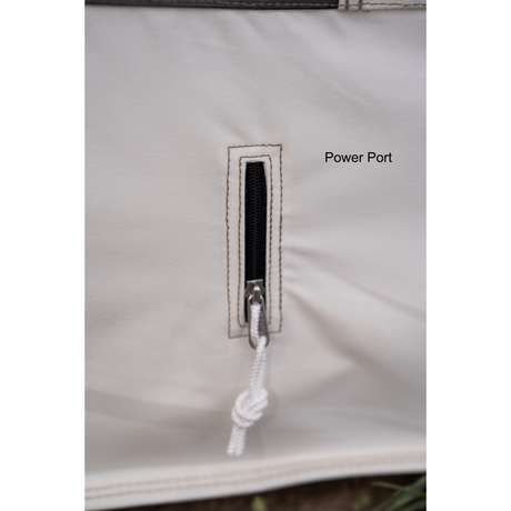 Power Port on Glamping Tent by Kodiak Canvas