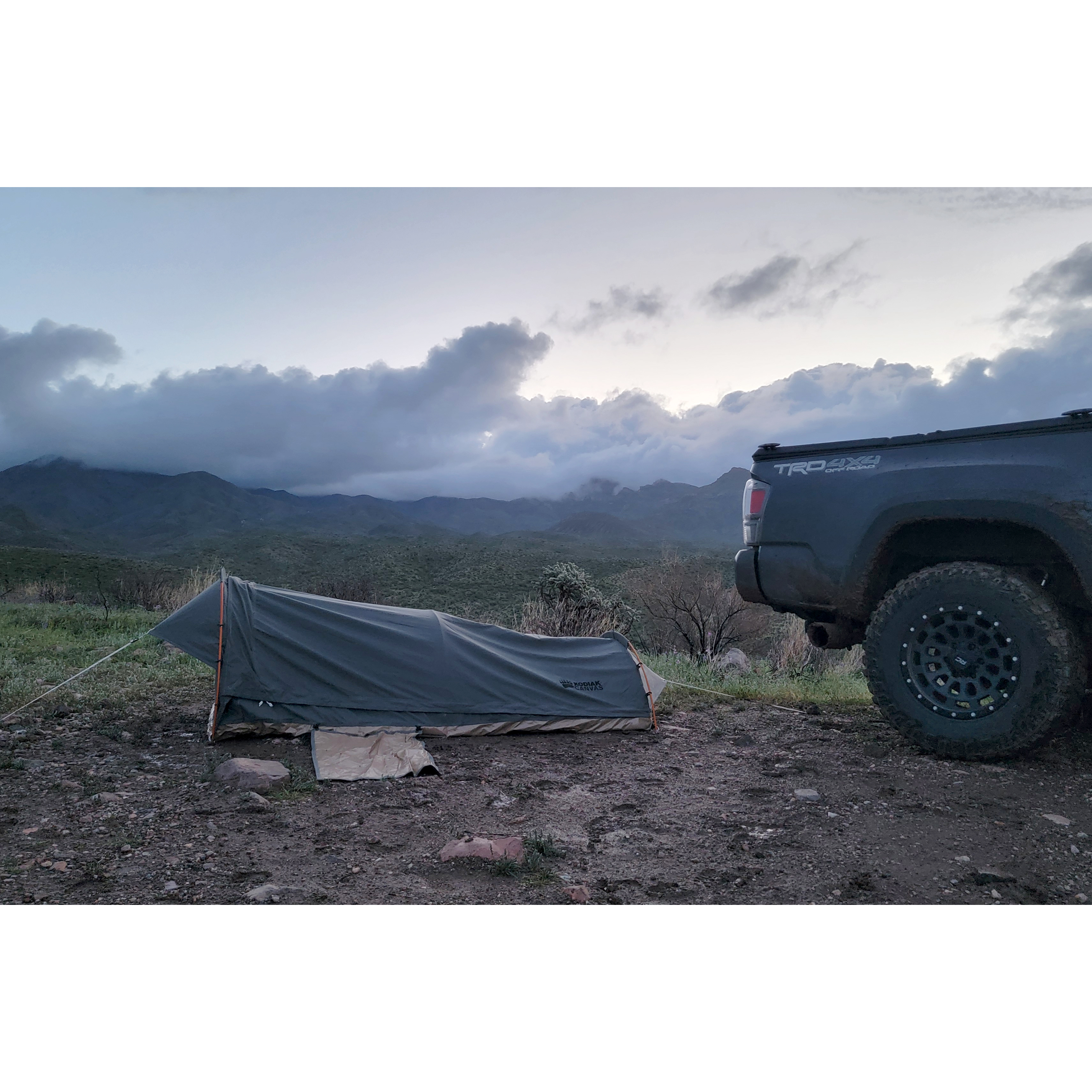 single person winter tent Kodiak Canvas Swag 1-Person Canvas Tent