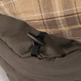 Toggle buttons for easy attachment to sleeping bag