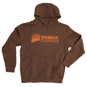 Kodiak Canvas big logo hoody front view