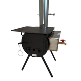 mesa clearance stove with water tank
