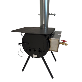 mesa clearance stove with water tank