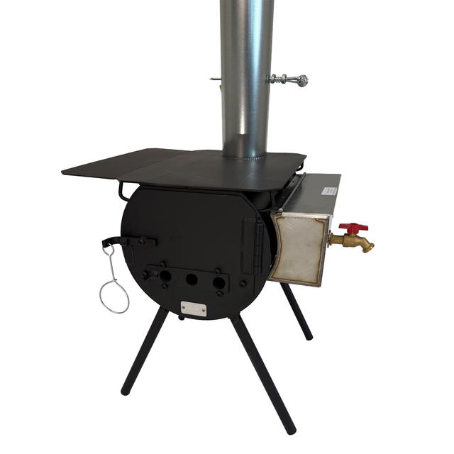 mesa clearance stove with water tank